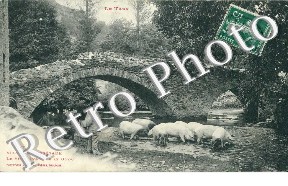 Le vieux pont sur le Gijou