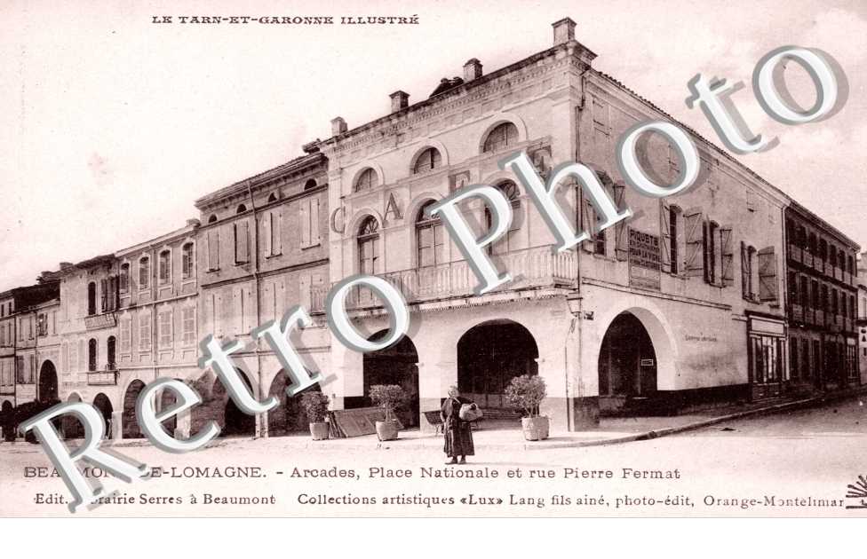 Arcades - place nationale et rue Pierre Fermat