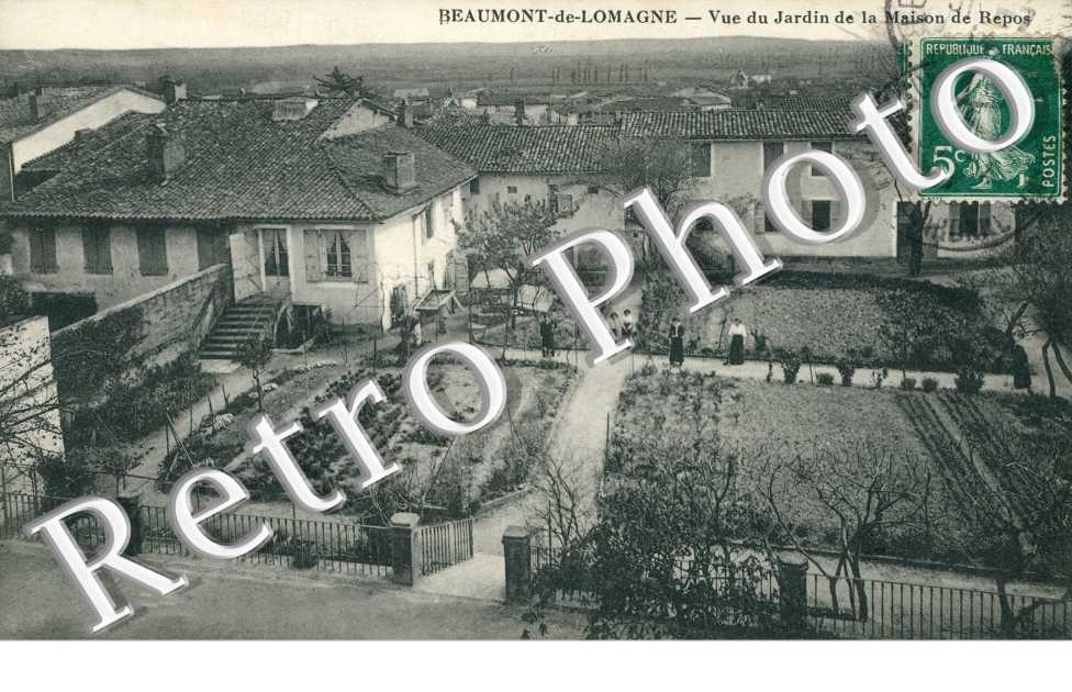 Vue du Jardin de la Maison de Repos
