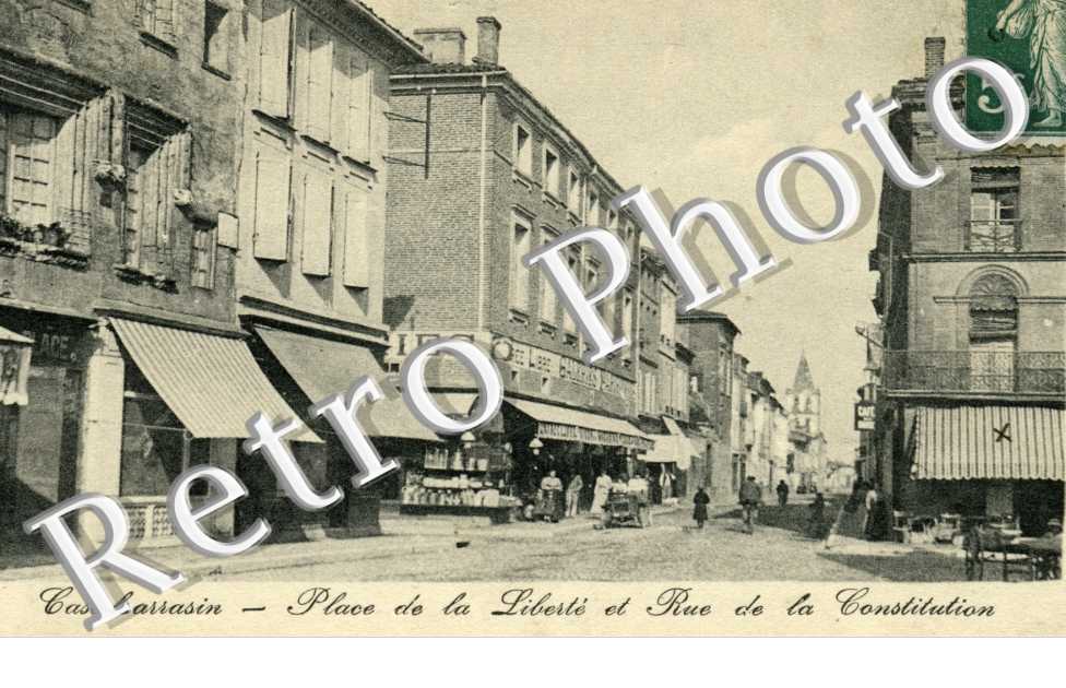 place de la Liberte et rue de la Constitution