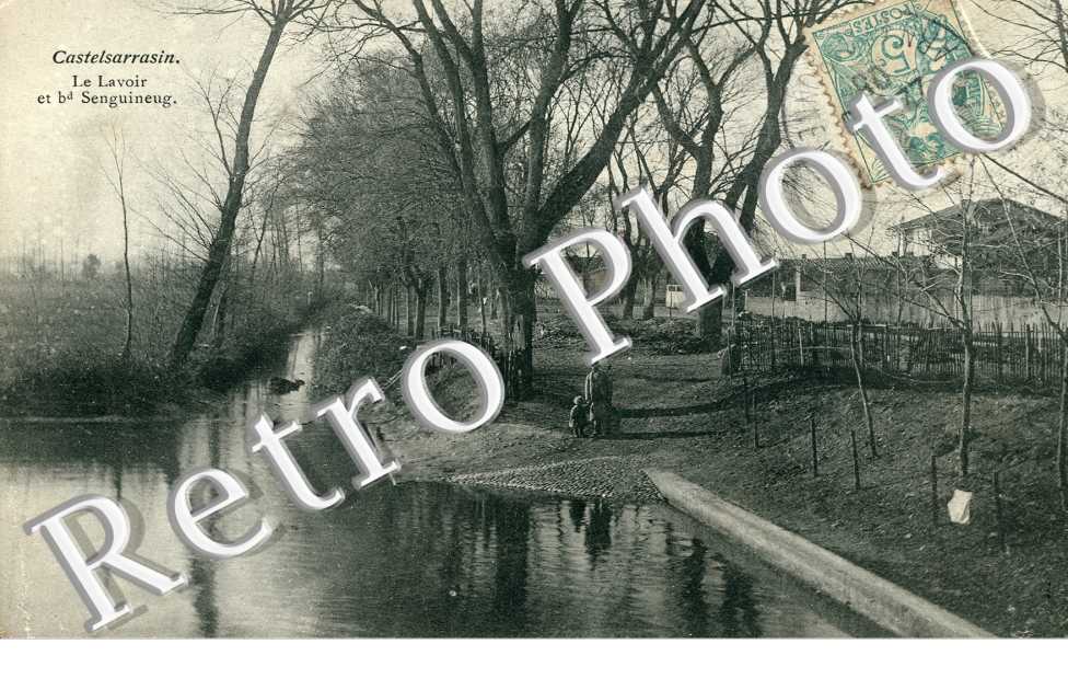 Le Lavoir et Boulevard Senguineug