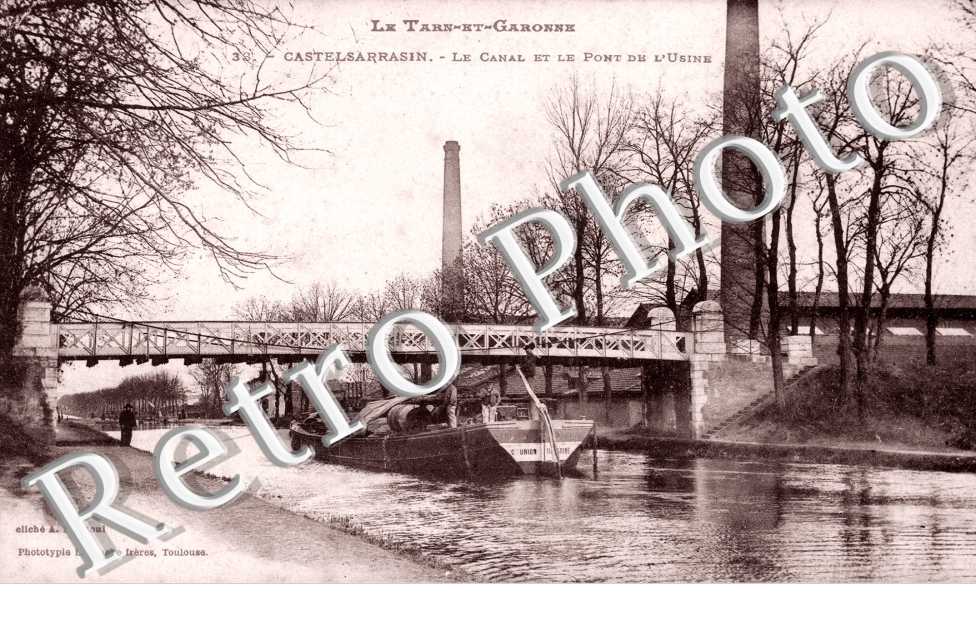 Le Canal et Pont de l'Usine