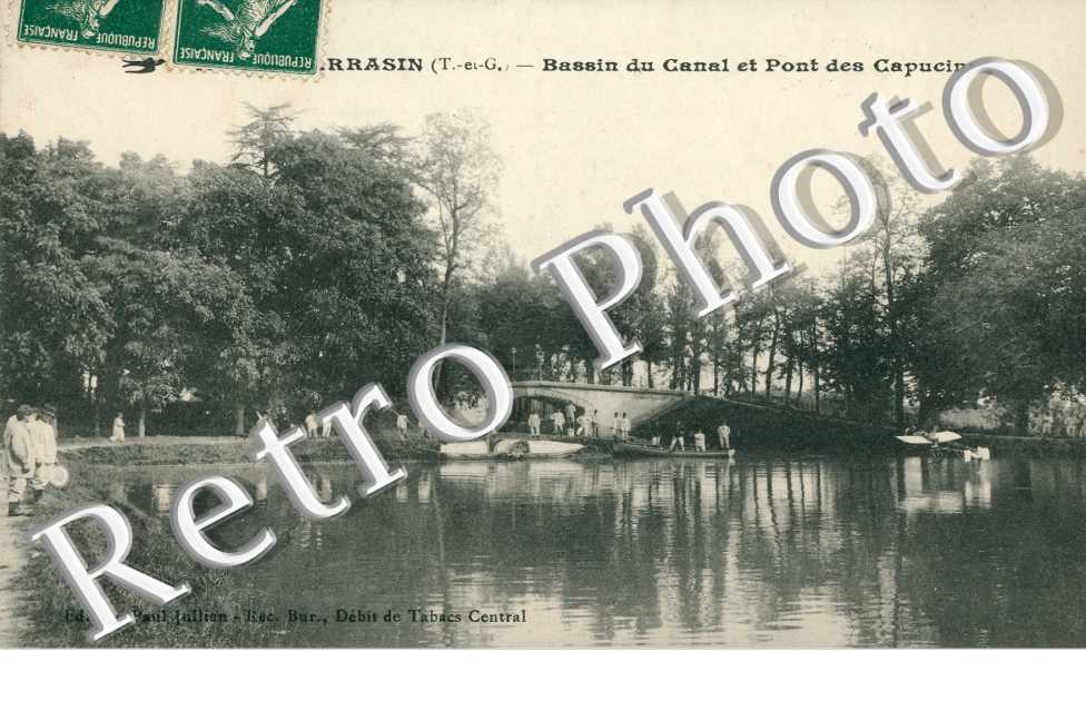 Bassin du Canal et Pont des Capucins
