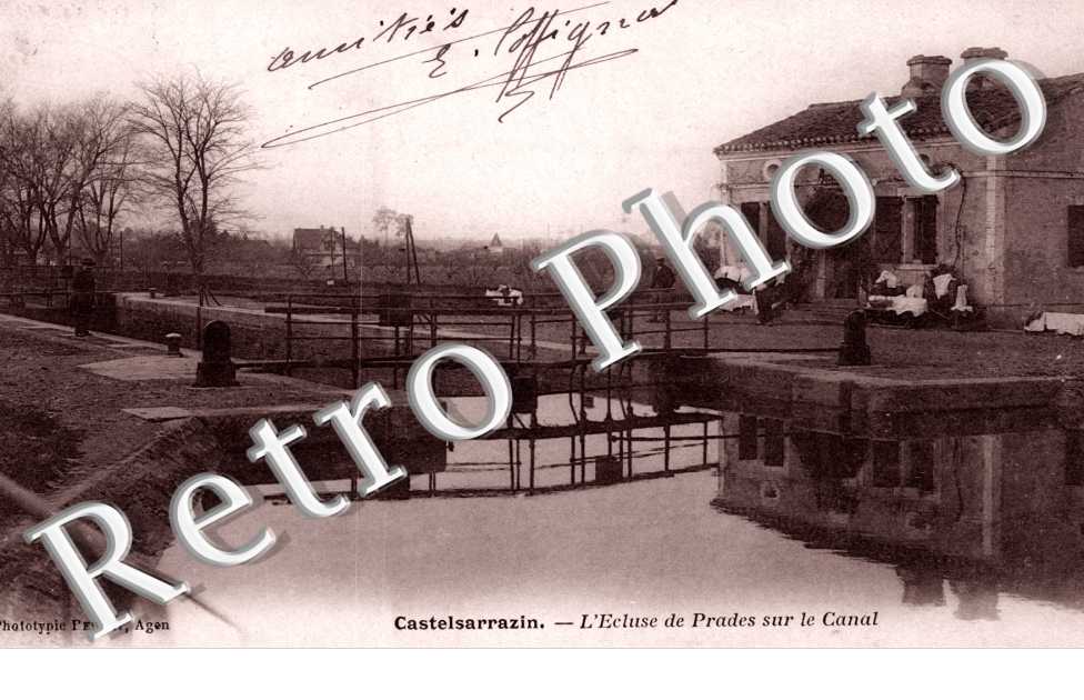 Ecluse de Prades sur le Canal