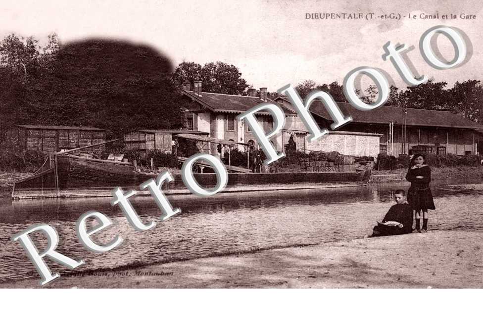 Le canal et la gare