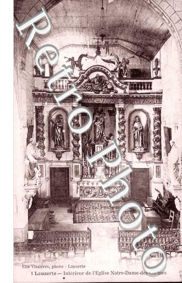 Interieur de l'Eglise Notre Dame des Carmes