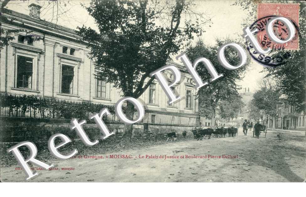 le Palais de Justice et le Boulevard Pierre Delbrel