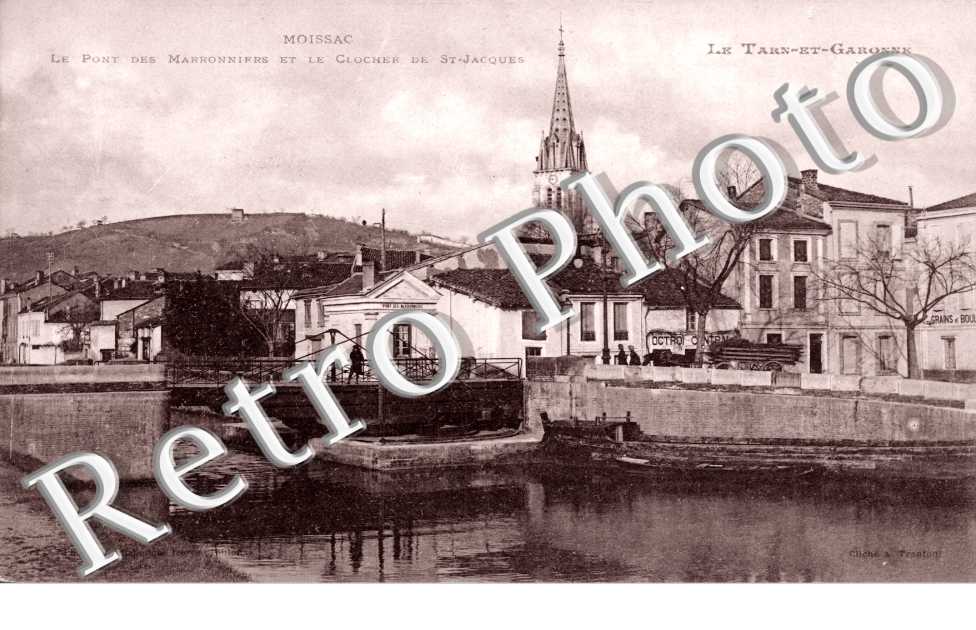 le Pont des Marronniers et le Clocher de Saint-Jacques