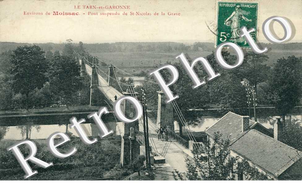 Le Pont suspendu de St Nicolas de la Gave