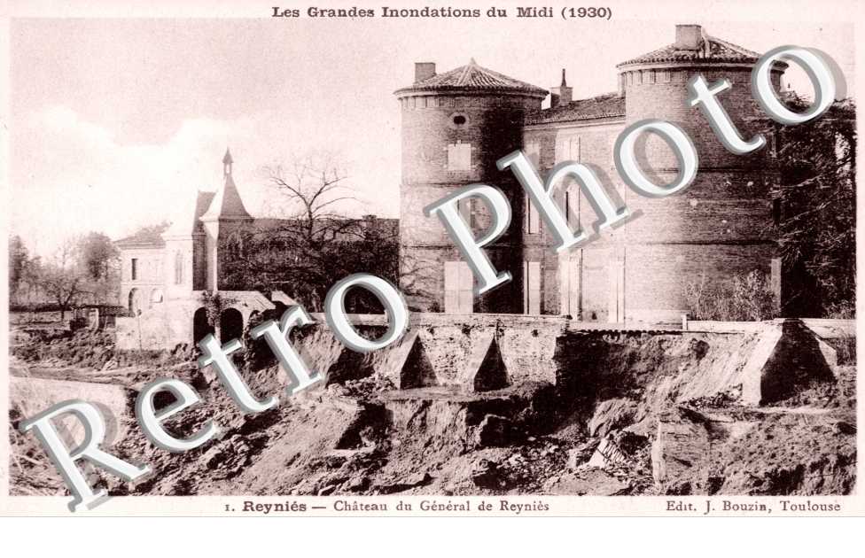 Les Grandes Innondations du Midi, 1930 Le Chateau