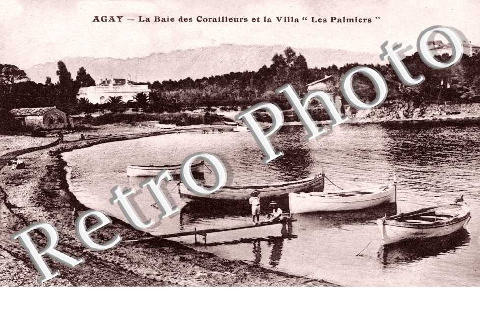 la Baie des Corailleurs et la Villa "les Palmiers"