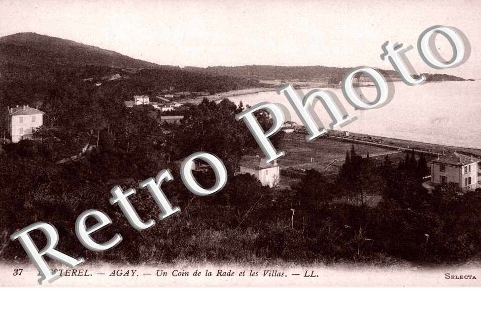 l'Esterel, Un Coin de la Rade et les Villas