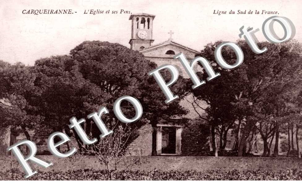 l'eglise et ses pins