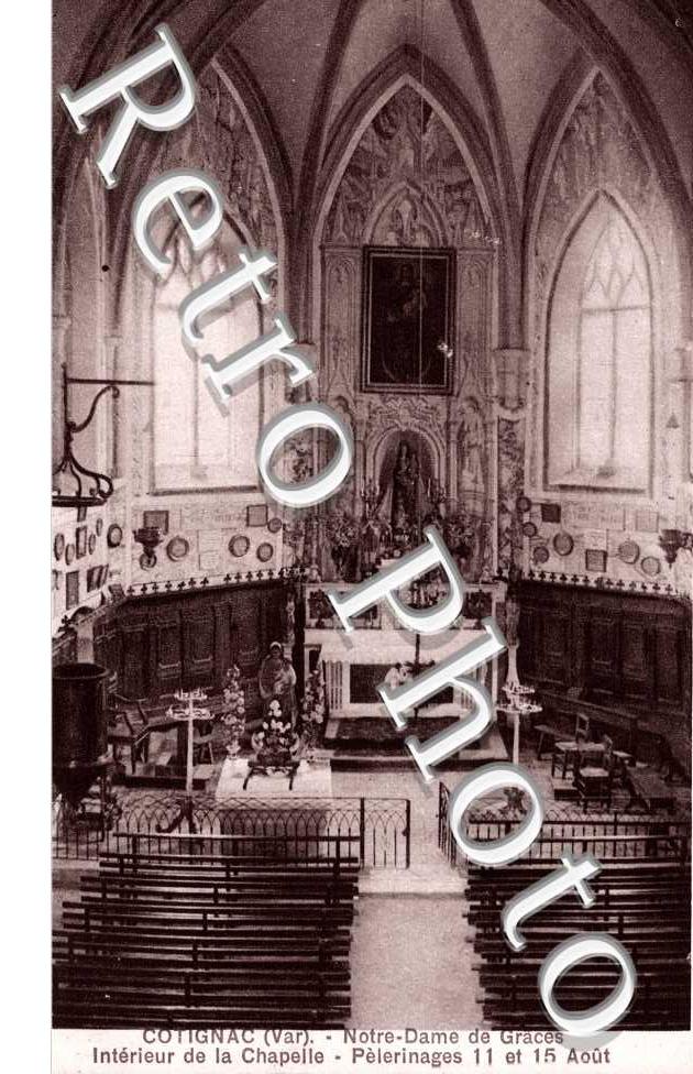 Interieur de la Chapelle Notre Dame de Graces