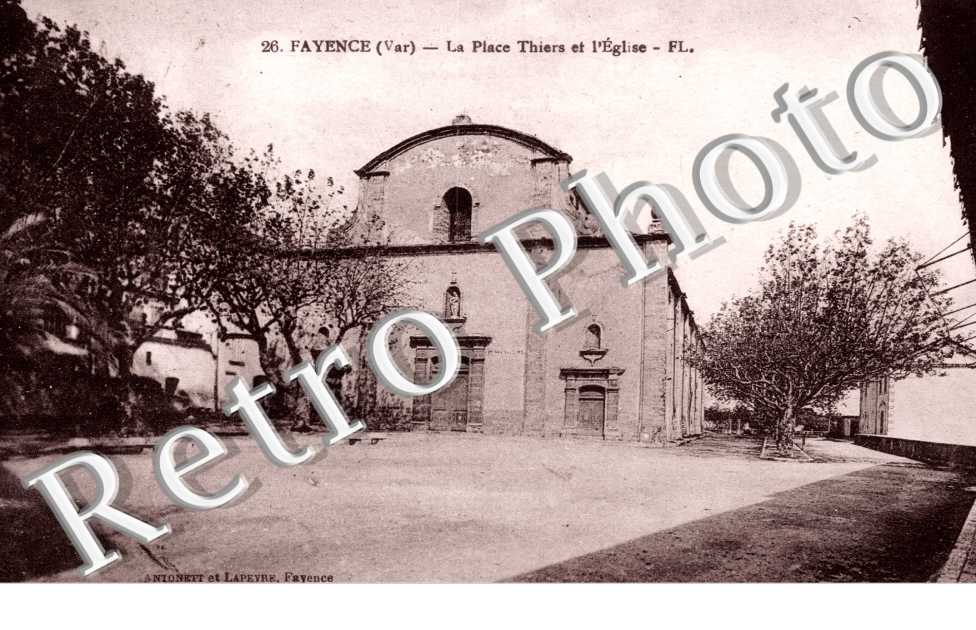 Place Thiers et l'Eglise