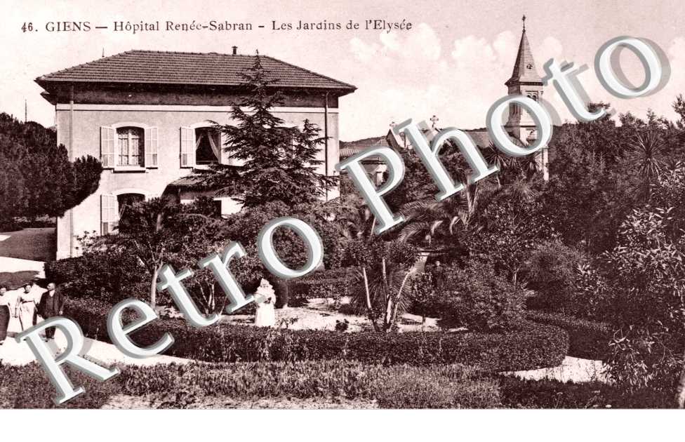 Hopital Renee Sabran, les Jardins de l'Elysee