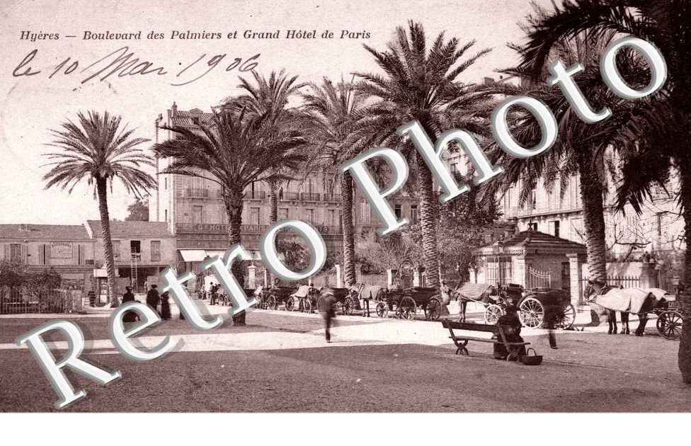 Boulevard des Palmiers et grand hotel de Paris