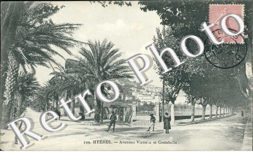 Avenue Victoria et  Costebelle