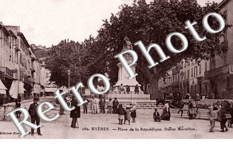 Statue Massillon et Place de la Republique