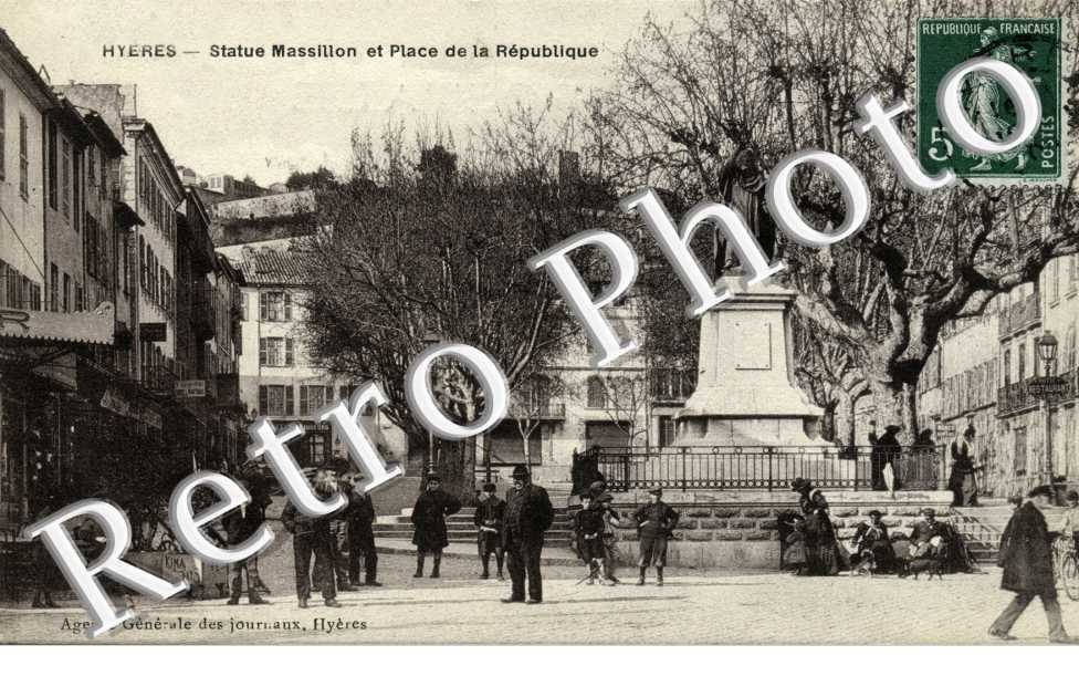 Statue Massillon et Place de la Republique