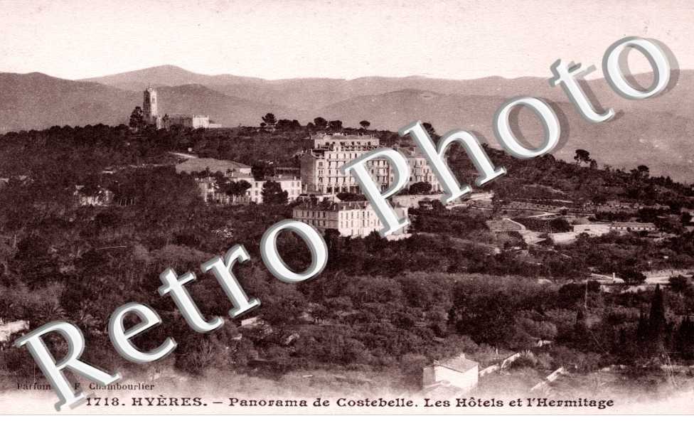 Panorama d Costebelle - les Hotels et l'Hermitage