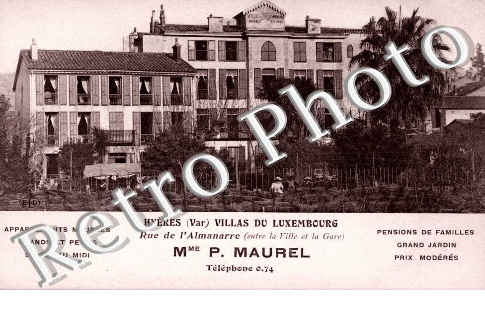 Villas du Luxembourg rue de l'Almanarre Mme P. Maurel