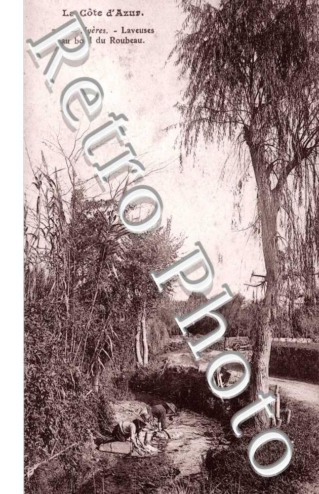 Laveuses au bord du Roubeau