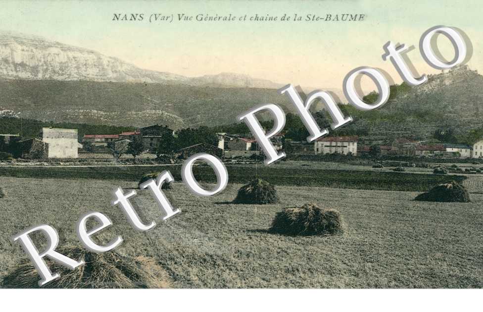 vue generale de la chaine Sainte Baume