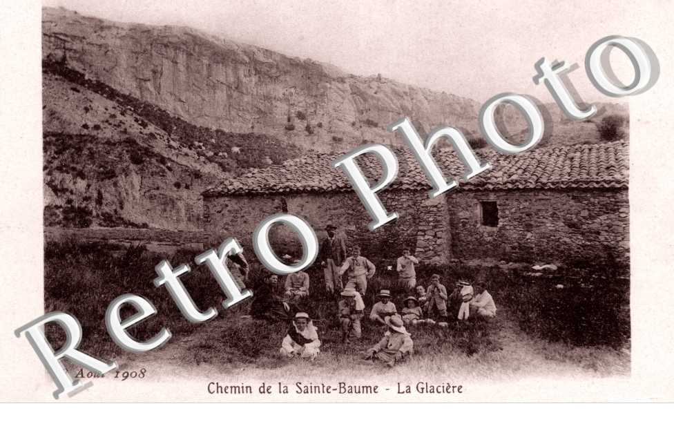 chemin de LA SAINTE BAUME La Glaciere