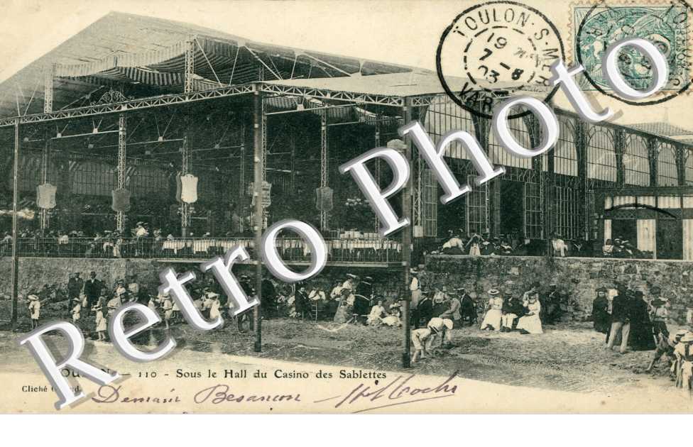 Sablettes les Bains sous le Hall du Casino