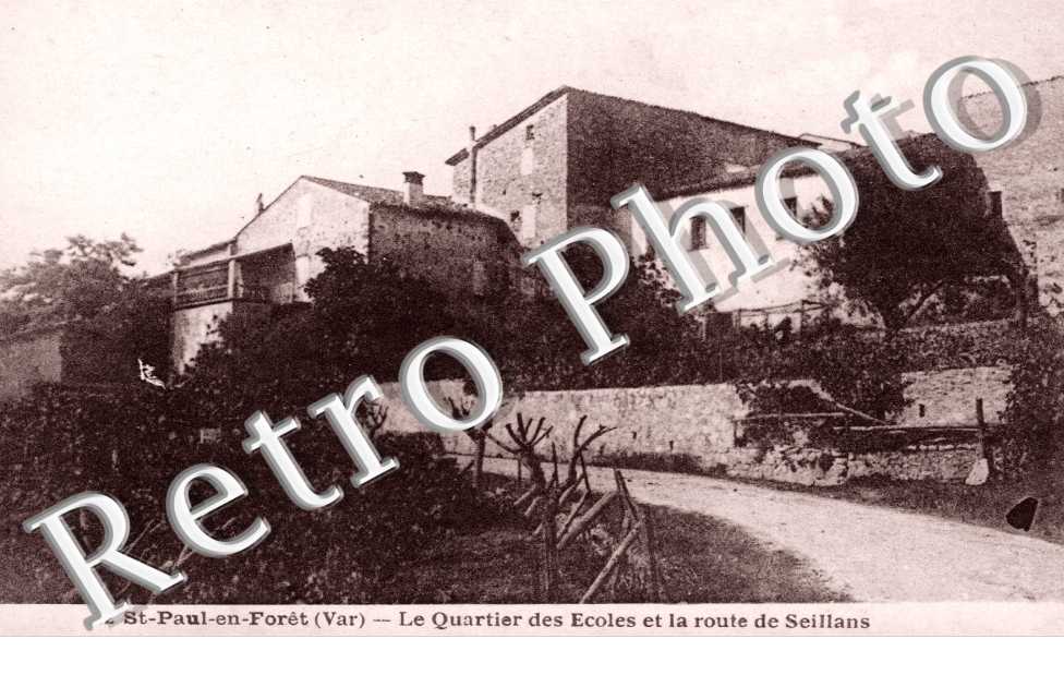 Le Quartier des Ecoles et la Route de Seillans