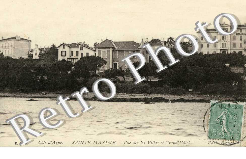 vue sur les Villas et le Grand Hotel