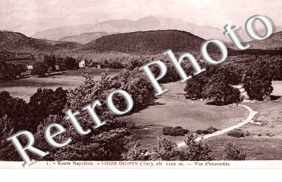 logis du pin, route napoleon, vue d'ensemble