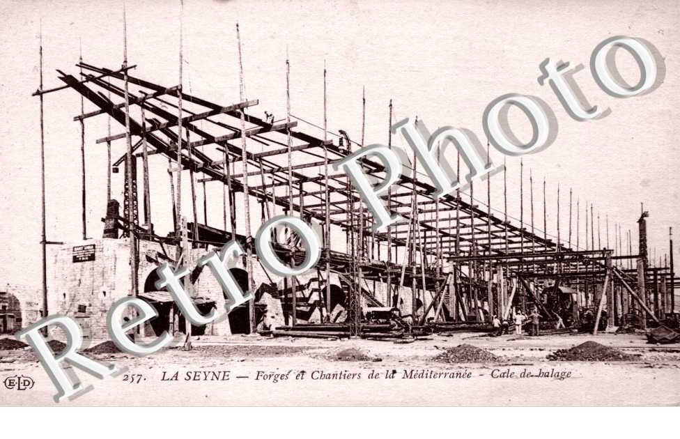 Forges et Chantiers de la Mediterrane, Cale de halage