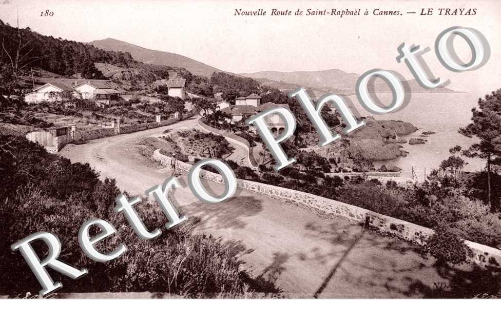 nouvelle route de Saint Raphael a Cannes