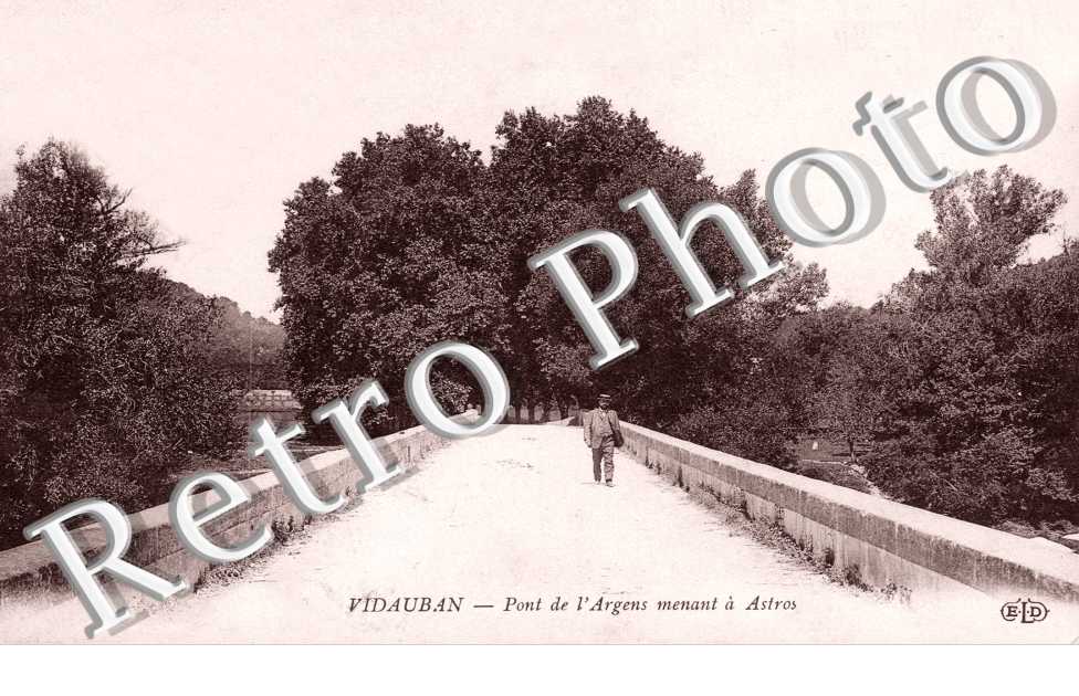 Pont de l'Argens menant a Astros