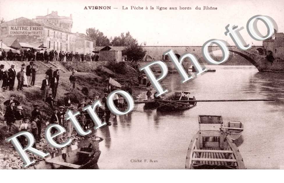 la Peche a la Ligne aux Bords du Rhone