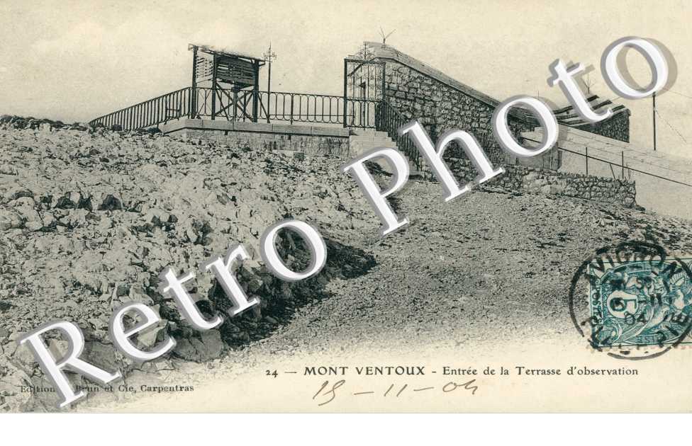 Le Mont Ventoux Entree de la Terrasse d'Observation