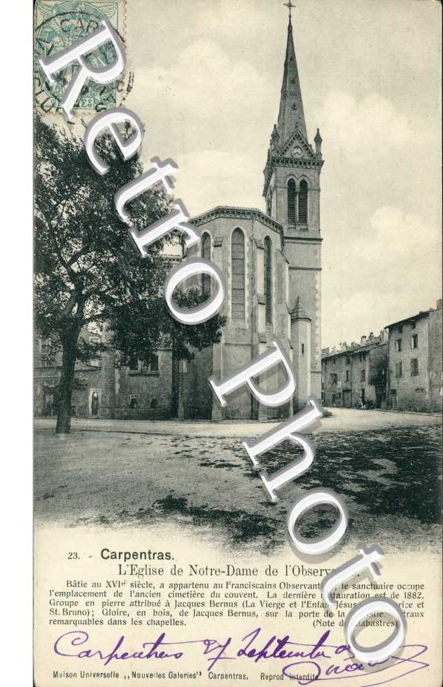 L'Eglise de Notre Dame de l'Observance