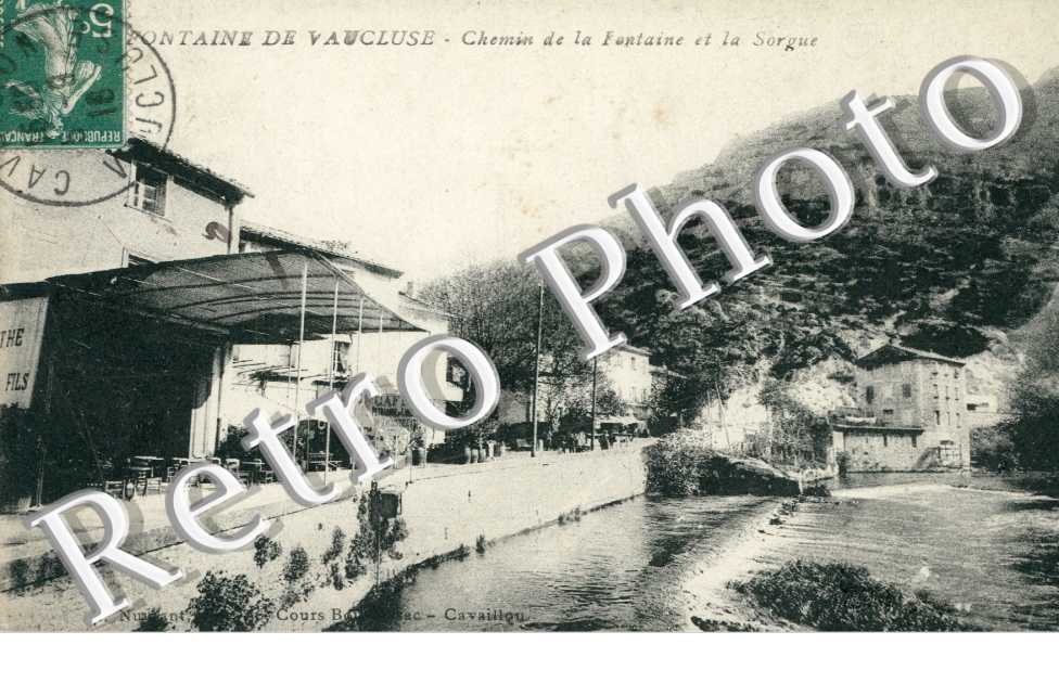 Chemin de la Fontaine et la Sorgue