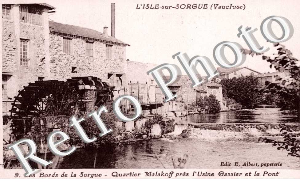 Quartier Malakoff pres l'Usine Gassier et le Pont