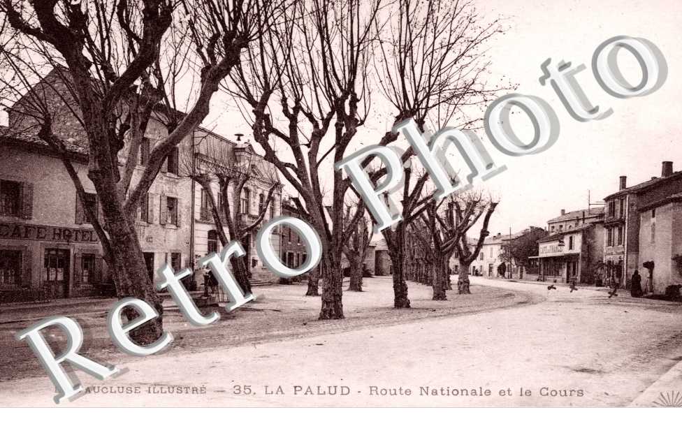 Route nationale et le cours