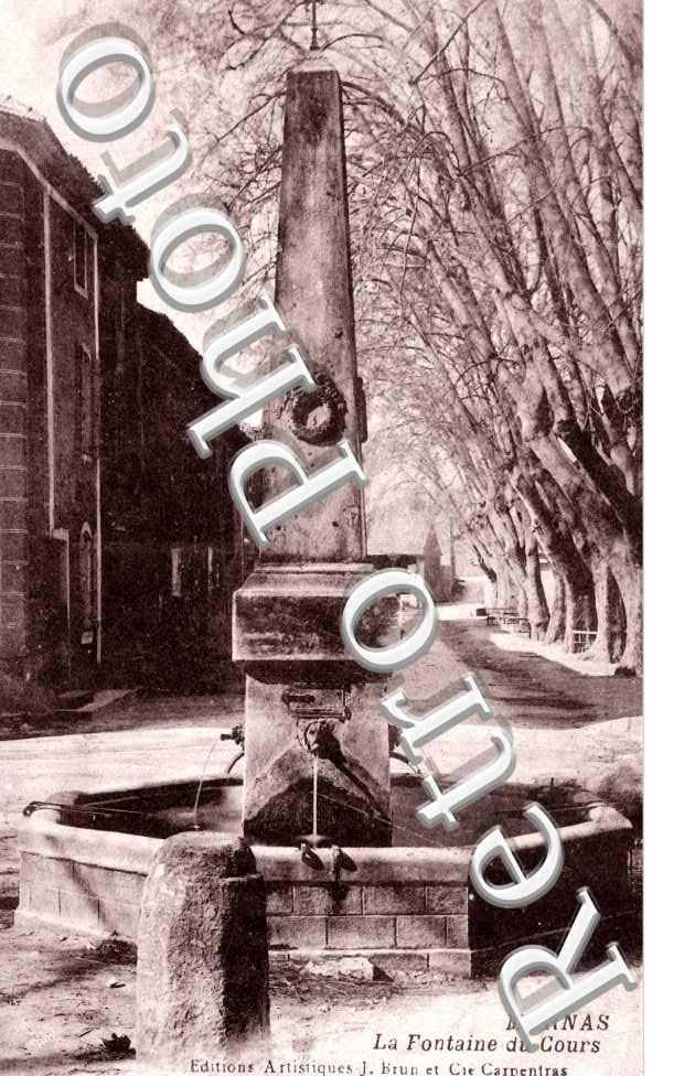 la fontaine du cours