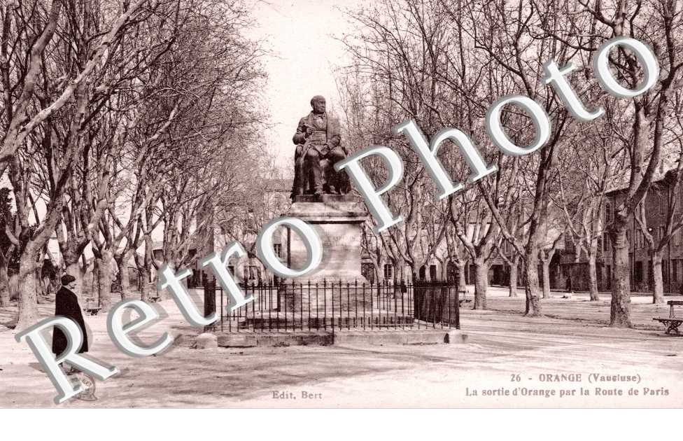 La Sortie d'Orange par la Route de Paris
