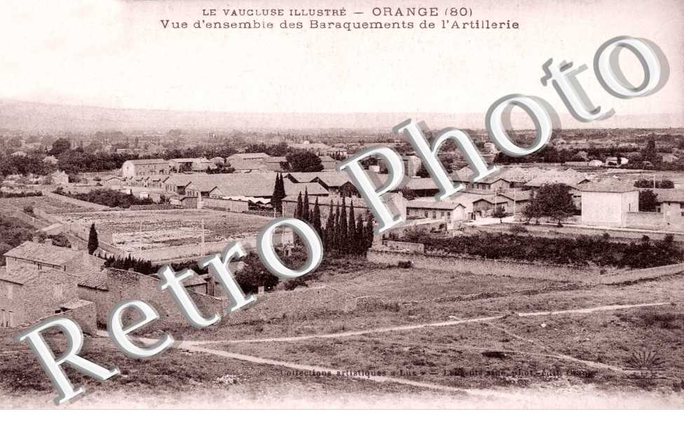 Vue d'Ensemble des Baraquements de l'Artilerie