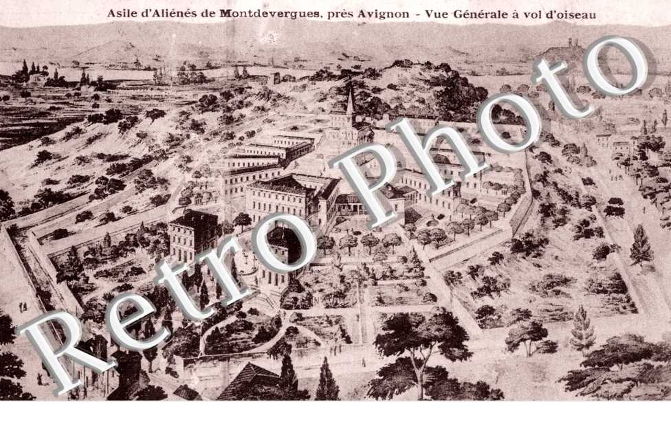 Asile d'Alienes de Montdevergues, Vue Generale a vol d'Oiseau