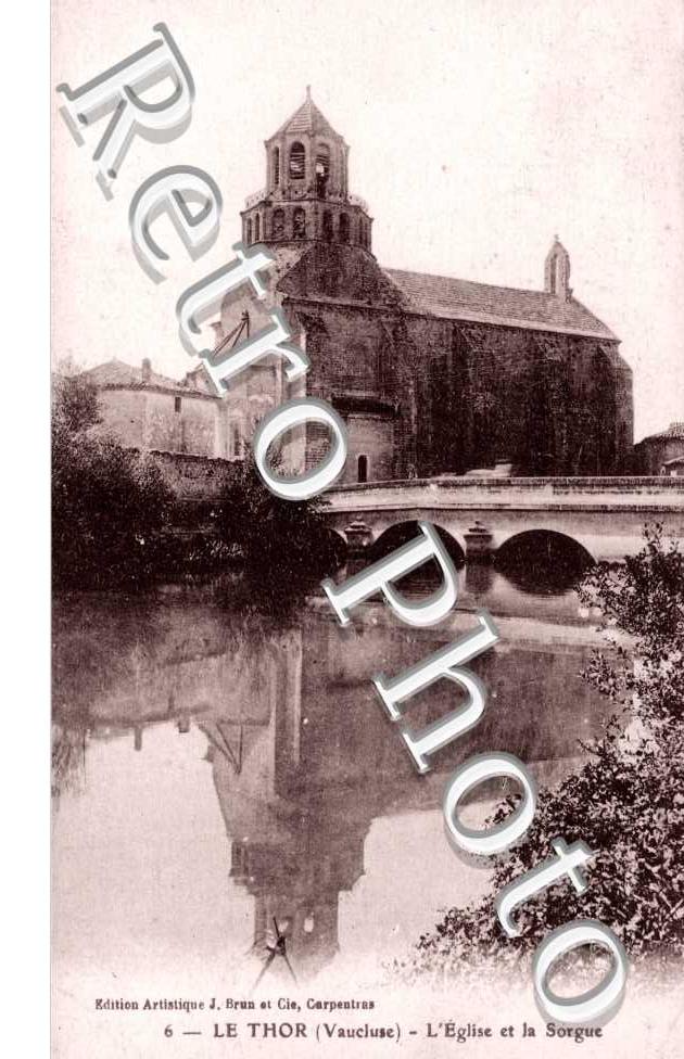 l'eglise et la Sorgue