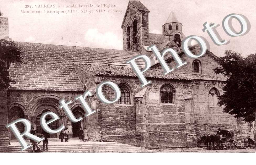 Facade laterale de l'eglise