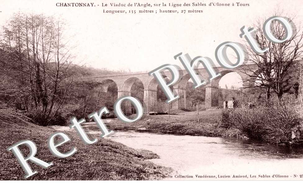 le Viaduc de l'Angle sur la Ligne des Sables d'Olonne a Tours
