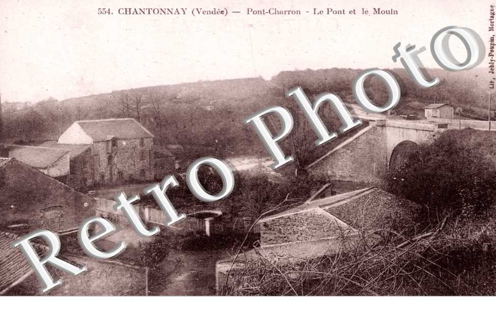 Pont-Charron, le Pont et le Moulin
